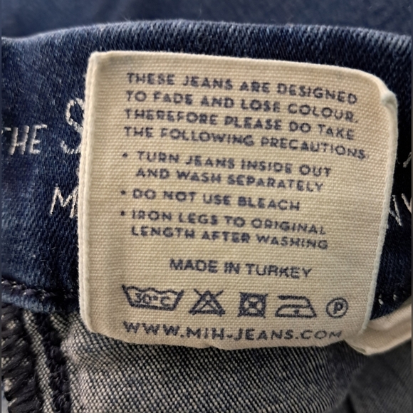 Anthropologie MiH The Skinny Marrakesh Mid Rise Kick Flare Jeans Size 25 - Picture 5 of 13